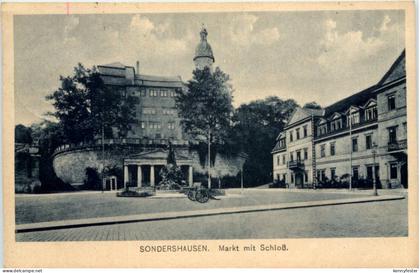 Sondershausen - Markt mit Schloss