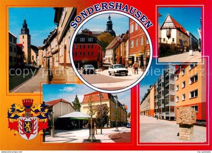 Sondershausen Thueringen Kirche Marktplatz Fussgaengerzone