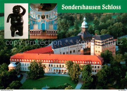 Sondershausen Thueringen Schloss Fliegeraufnahme
