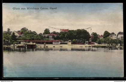 AK Gatow /Havel, Gasthaus Gatow, Inh. Paul Krause