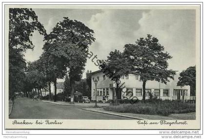 Berlin Staaken - Café am Fliegerhorst - Verlag Georg Klemm Berlin 40er Jahre
