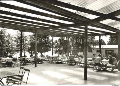 Klausdorf Mellensee HO Strandgaststaette Terrasse