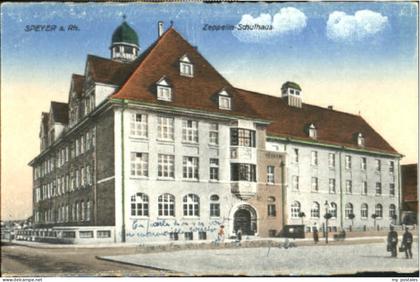 Speyer Rhein Speyer Schule ungelaufen ca. 1920