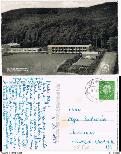 Ansichtskarte Springe Luftbild 1959