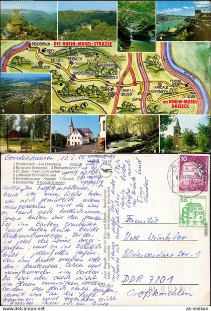 Brodenbach Brodenbach - Ehrenburg, Burgruine Schöneck 1988
