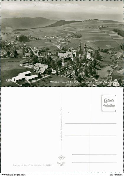 St. Peter (Hochschwarzwald) St. Peter Luftbild Fliegeraufnahme 1962