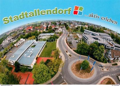 Stadtallendorf Blick aus dem Turm der Stadtkirche