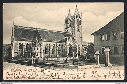 AK Stadtilm in Thür., Blick auf die Stadtkirche