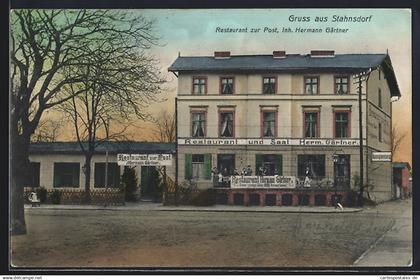 AK Stahnsdorf, Restaurant zur Post, Inh. Hermann Gärtner