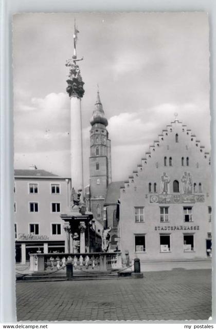 Straubing Dreifaltigkeitssaeule Jacobskirche