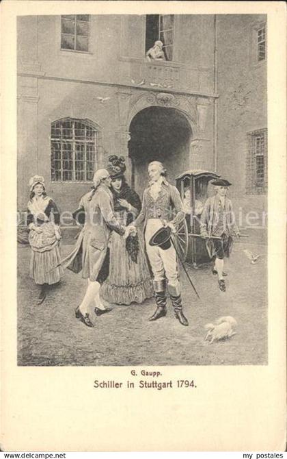 Stuttgart Schiller in Stuttgart 1794