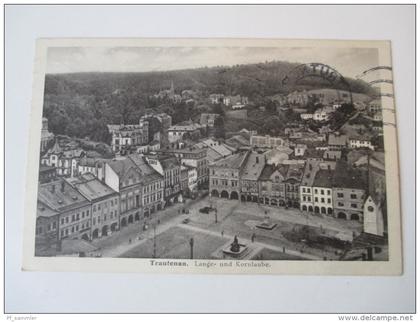AK / Fotokarte 1929 Österreich / Sudeten. Trautenau. Lange- und Kornlaube. A. Grohman