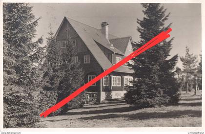 AK Naturfreundehaus Königshöhe Präsidenten Baude Prezidentska a Johannesberg Janov Friedrichswald Bedrichov Isergebirge