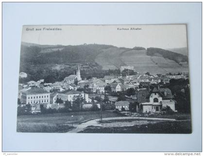 AK Österreich / Tschechien / Sudeten. 1913. Gruss aus Freiwaldau. Kurhaus Altvater. Verlag Franz Gottwald jun.