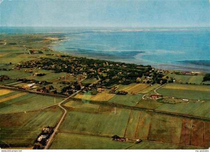 Keitum Sylt Nordseeinsel Sylt Luftbild Kueste Wattenmeer Felder Ortschaft