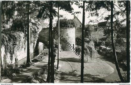 Tauberbischofsheim - An der alten Stadtmauer - Foto-Ansichtskarte