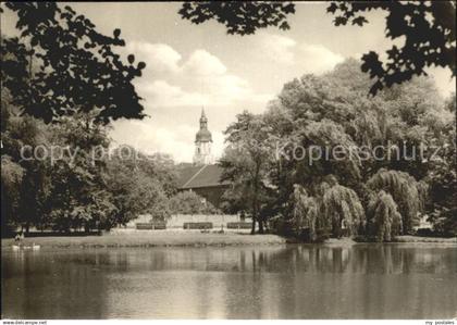 Taucha Sachsen Gondelteich Kirchturm