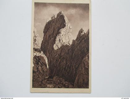 AK 1928 Roßsteinnadel Tegernsee Hütte. Bayern. Bahnpoststempel?!? Verlag L. Landes Tegernsee