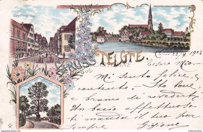 GERMANY - Gruss aus Telgte 1903 Postcard