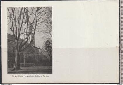 Evangelische St. Andreaskirche in TELTOW - nicht  gelaufen  (AK 6923)