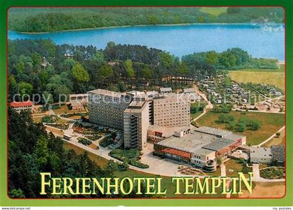 Templin Fliegeraufnahme Ferienhotel Templin