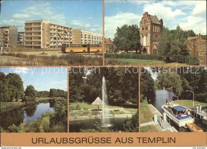 Templin Ringstrasse Stadtmauer Schleuse
