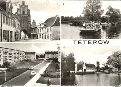 Teterow Mecklenburg Vorpommern Teterow Rostocker Tor Faehre Johannes-R.-Becher-S