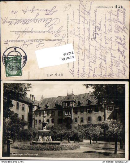 732429 Meiningen Im Schlosshof Gemeinde Meiningen Brunnen LK Schmalkalden-Meiningen