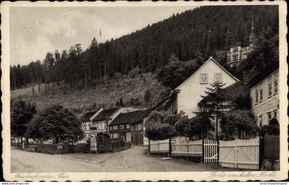 CPA Friedrichroda im Thüringer Wald, Partie am kalten Markte