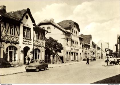 CPA Roßleben im Kyffhäuserkreis, Ernst Thälmann Straße, Buchdruckerei