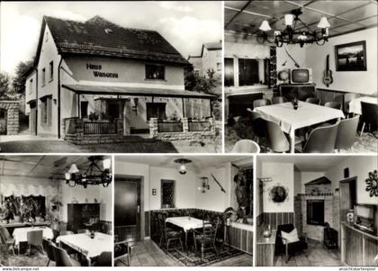 CPA Schweina Bad Liebenstein im Thüringer Wald, Haus Walburga, Innenansicht, Fernseher