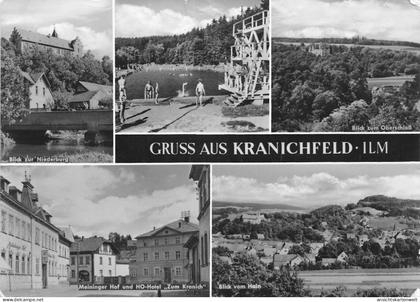Kranichfeld Mehrbildkarte gl #178.250