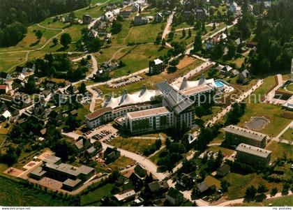 Masserberg Hildburghausen Thueringen Fliegeraufnahme mit Badehaus Masserberg