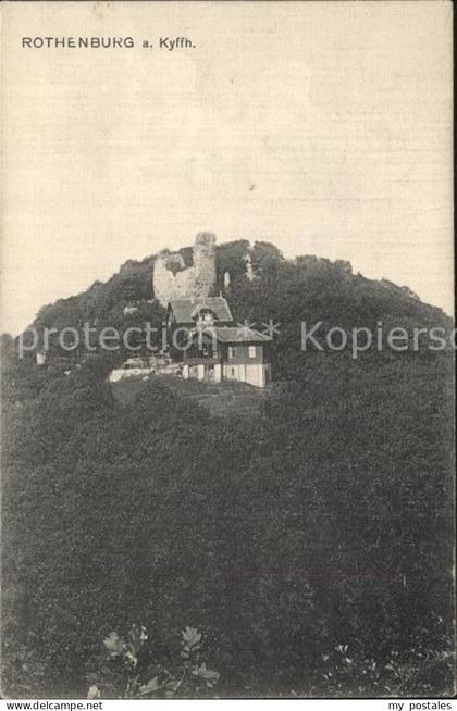 Rothenburg Kyffhaeuser Kyffhaeuser Gebirge Ruine