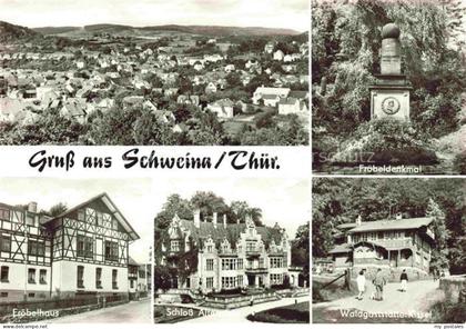 Schweina Bad Liebenstein Panorama Froebeldenkmal Froebelhaus Schloss Altenstein