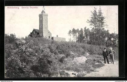 AK Demitz-Thumitz, Klosterberg mit Aussichtsturm