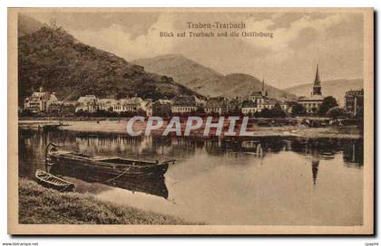 Traben Trarbach CPA Blick auf Trarbach und die Grafinburg