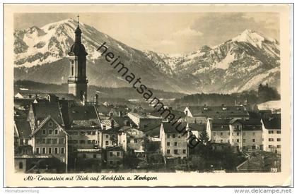 Alt-Traunstein - Foto-AK - Verlag G. Grainer Traunstein - Rückseite beschrieben 1951