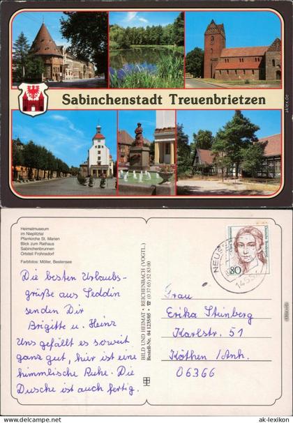 Treuenbrietzen Heimatmuseum, im Nieplitztal, Pfarrkirche St. Marien  1999