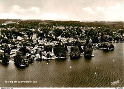 Tutzing Starnberger See Fliegeraufnahme