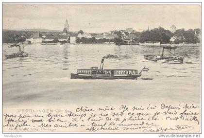 CPA UBERLINGEN - VOM SEE