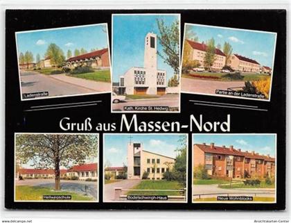 39106134 - Massen-Nord mit Hellwegschule und Ladenstrasse ungelaufen  Gute Erhaltung.