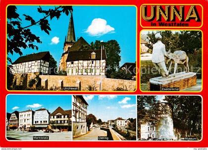 Unna Ulrichswall Eseldenkmal Marktplatz Ostring Museum