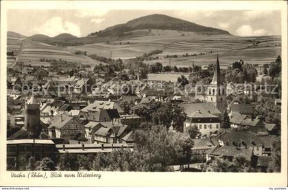 Vacha Ortsansicht mit Kirche Blick zum Ulsterberg