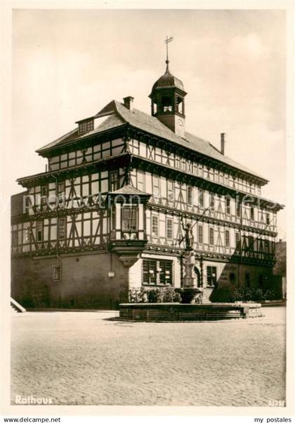 Vacha Rathaus Brunnen