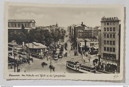 I103410 Cartolina - Hannover (Germania) - Georgestrasse - VG 1954