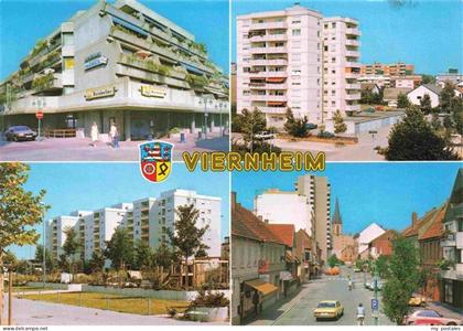 Viernheim Teilansichten Hochhaeuser Stadtzentrum