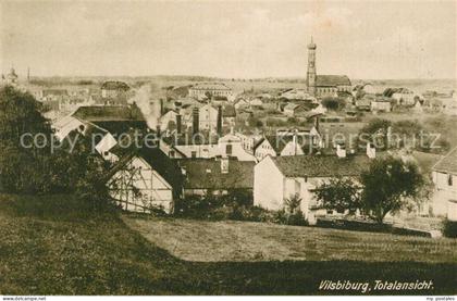 Vilsbiburg Totalansicht mit Kirche
