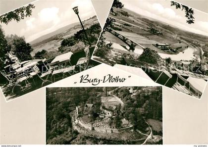 Vlotho Burg Vlotho Weserpartie Terrasse