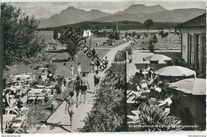 Waging - Strandkurhaus - Seepromenade - Foto-Ansichtskarte - Verlag Ernst Baumann Bad Reichenhall